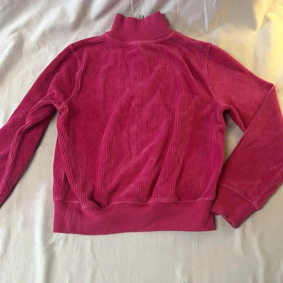 Polo - Ralph Lauren - long sleeve pullover velour sweater/jacket. Size M (8-10) - Picture 5 of 5